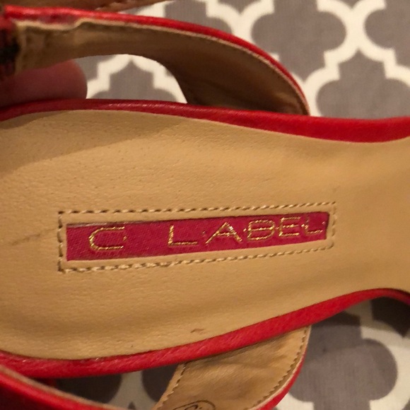 C. LABEL. HEEL SANDALS - Picture 2 of 5
